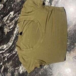 army green shein cami top